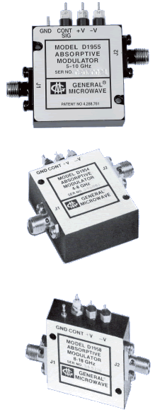 Series D195 Octave-Band PIN diode attenuator/modulator