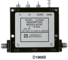 D196 Series multi-octave PIN diode attenuator - Kratos General Microwave