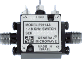 Miniature Broadband SPST Switch with Integrated Driver Model F9114A