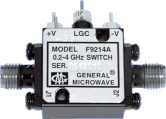 Miniature Broadband SPST Switch with Integrated Driver Model F9214A