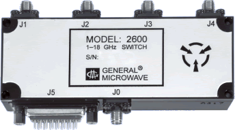 RF SP4T Switch Model 2600