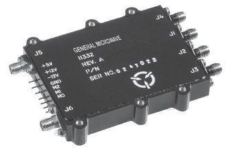 Wide frequency range RF front end for airborne application