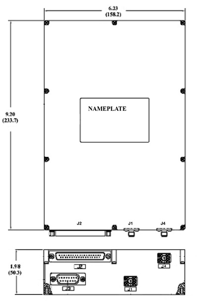 Dimensions and weight for Frequency Locked Oscillator